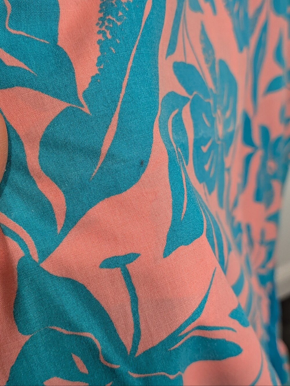 Vintage T&L Muumuu Factory Handmade Haiwiann Maxi Dress Floral Vacation Size S - Picture 9 of 10